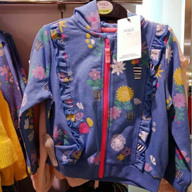 Jaket anak mark & spencer