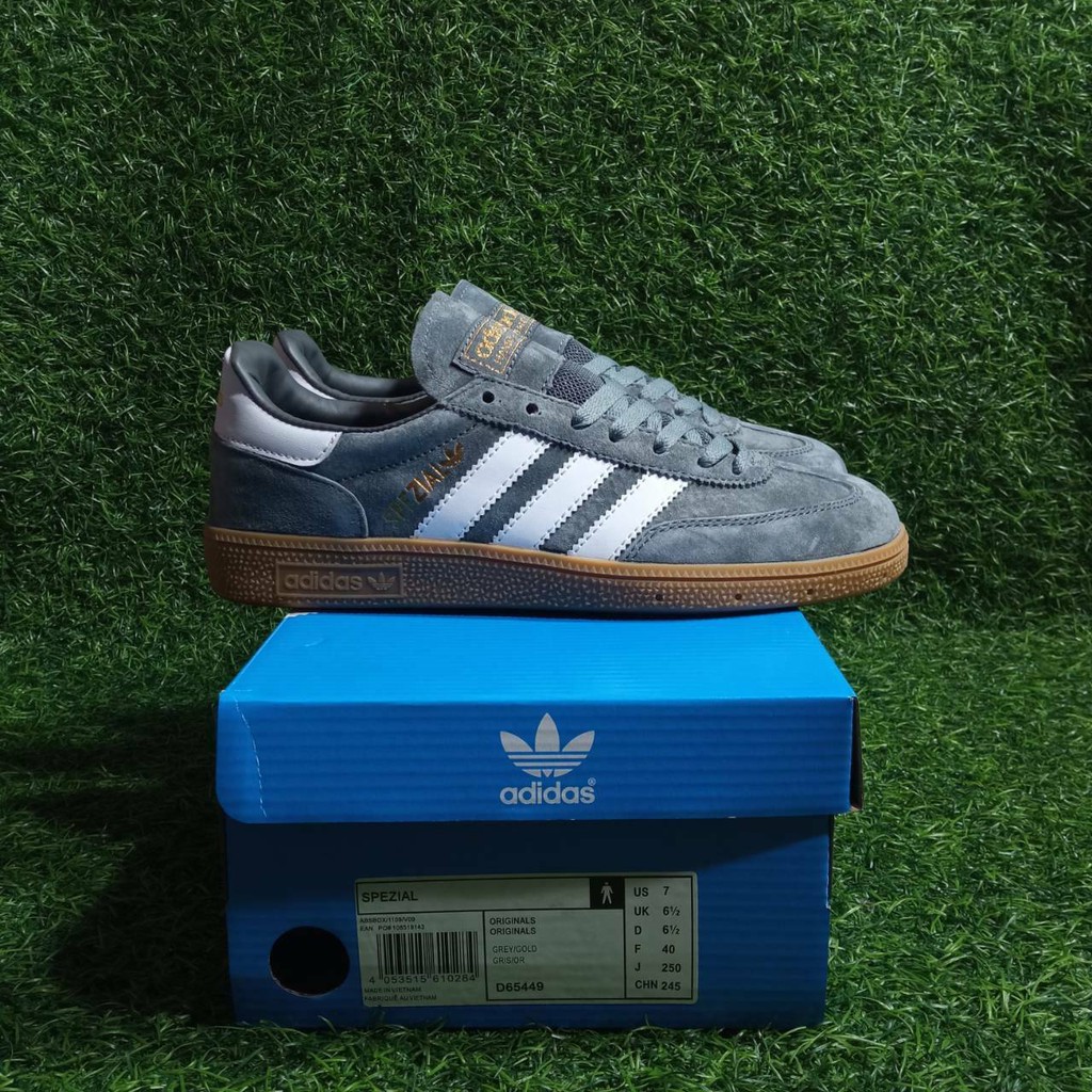 SEPATU ADIDAS SPEZIAL HANDBALL GREY WHITE GUM ORIGINAL VIETNAM BNIB