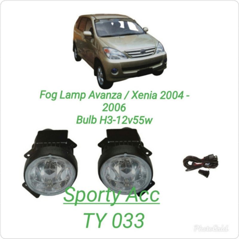 Fog Lamp Avanza / Xenia 2004-2006