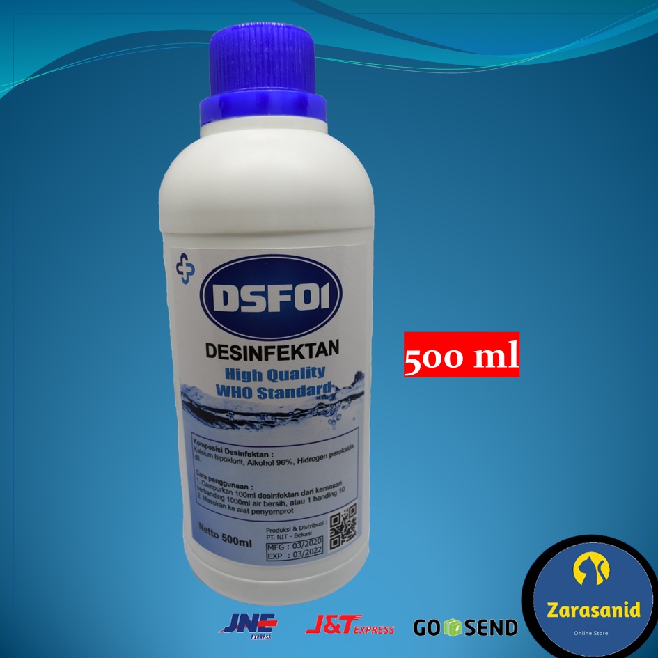 Disinfektan DSF01 Standar WHO Ready Stock 500ml dan 1000ml Bisa Kirim Gojek Cepat dan Hemat