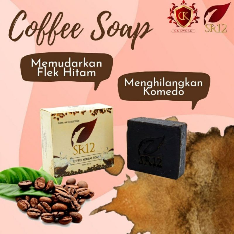 SABUN KOPI SR12 HERBAL PENGHILANG FLEK HITAM