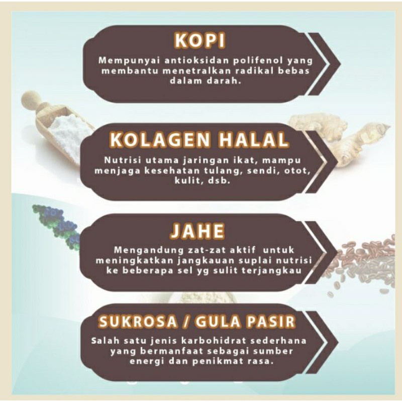 KopiLove Kopi Rempah Kolagen - Kopi Love Herbal Kesehatan - Kopi Hitam