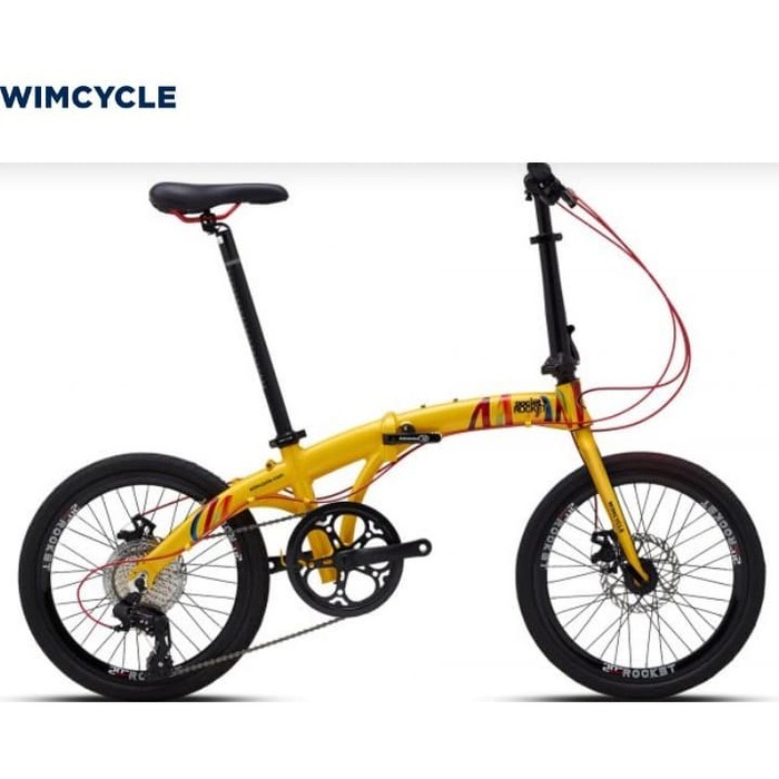 Sepeda Lipat/Folding Bike WIMCYCLE Pocket Rocket 20"-GRAB/GOJEK INSTAN