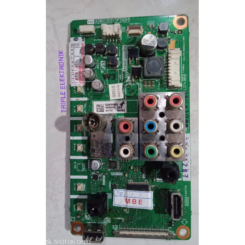 MAINBOARD TV SHARP TIPE LC-24LE155M