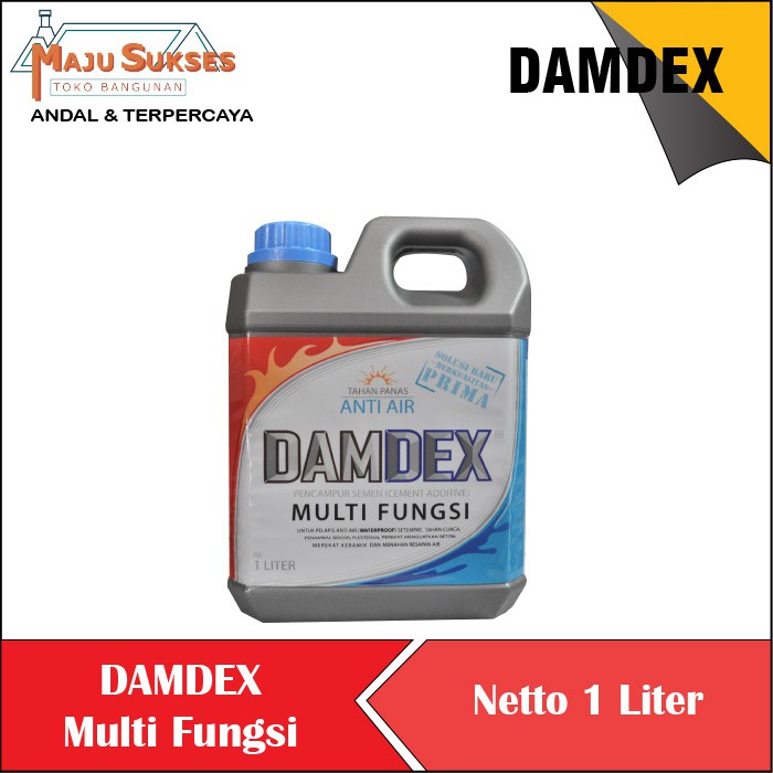 DAMDEX DAMDEK PENGERAS COR BETON ANTI BOCOR PELAPIS BAK KOLAM AN