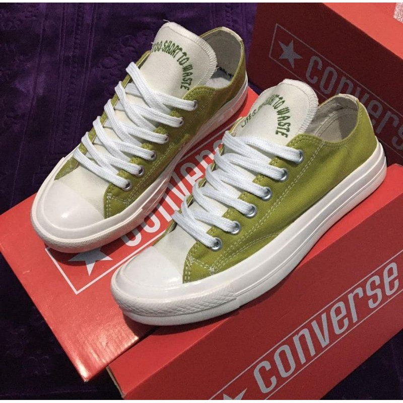 SEPATU CONV3RSEE 70s RENEW MOSS GREEN WHITE