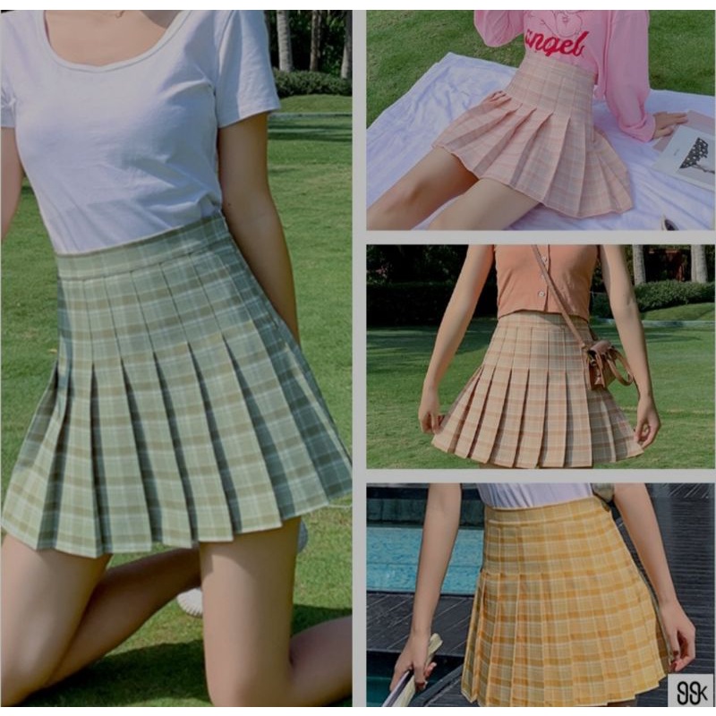 tenis skirt korea