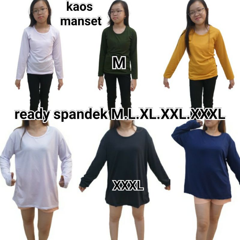 MEYGROSIR Manset spandek tgn panjang M.L.XL.XXL.XXXL