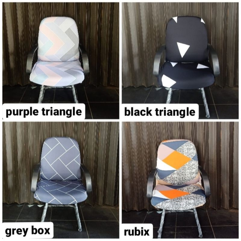 sarung kursi kantor / sarung kursi  putar / office chair cover size XL