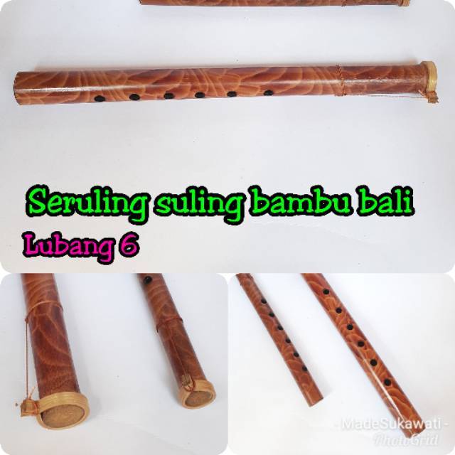 Suling seruling bambu bali Alat musik