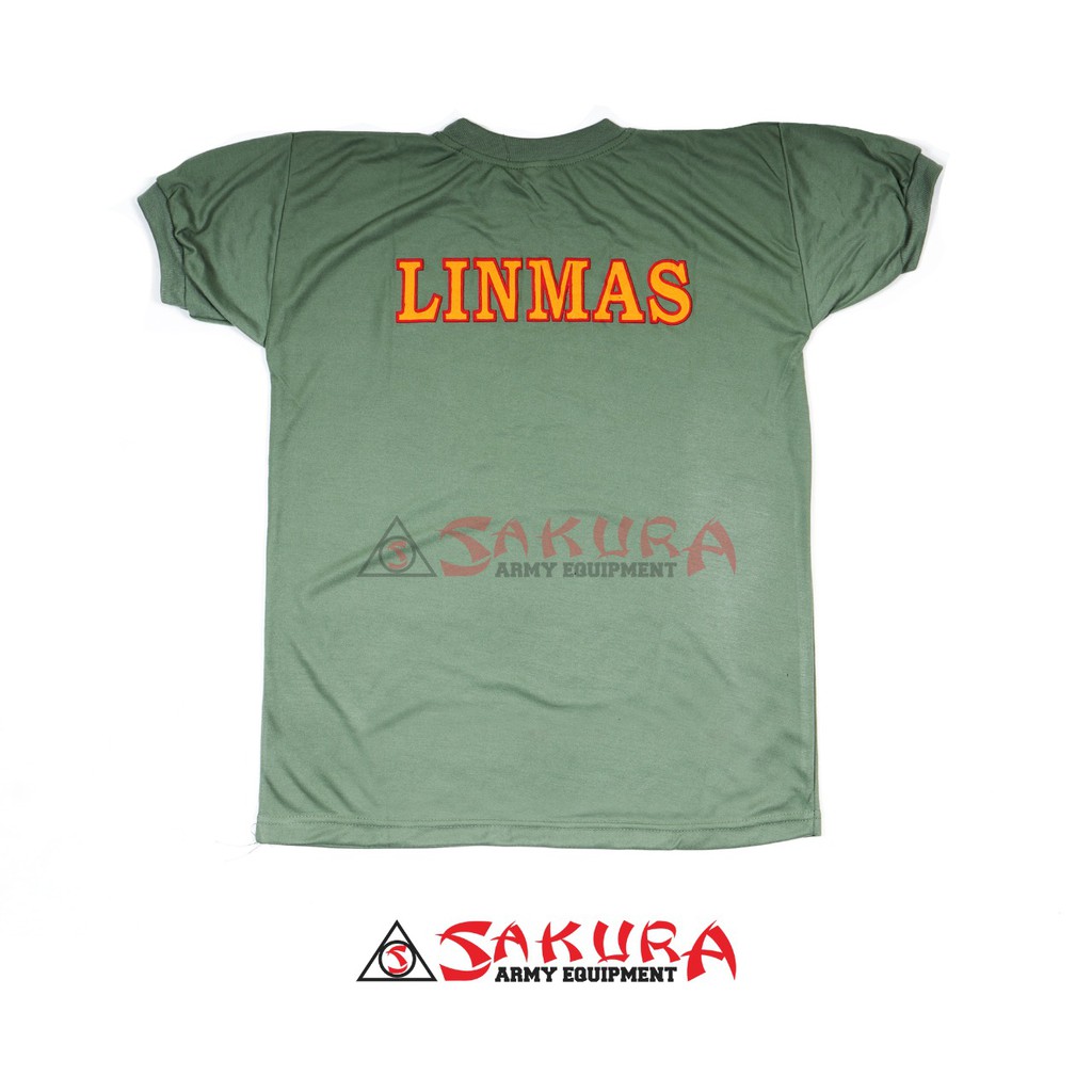 Kaos Oblong Linmas Lengan Pendek