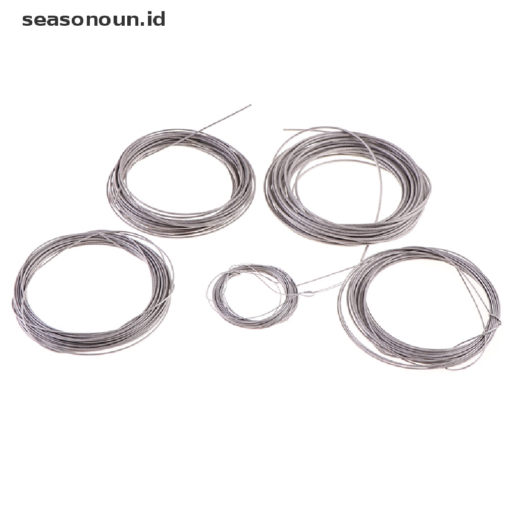 (seasonoun) Tali Pancing Bahan Stainless Steel 304 Ukuran 7x7 Panjang 10M