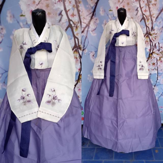 Hanbok bodiran ungu