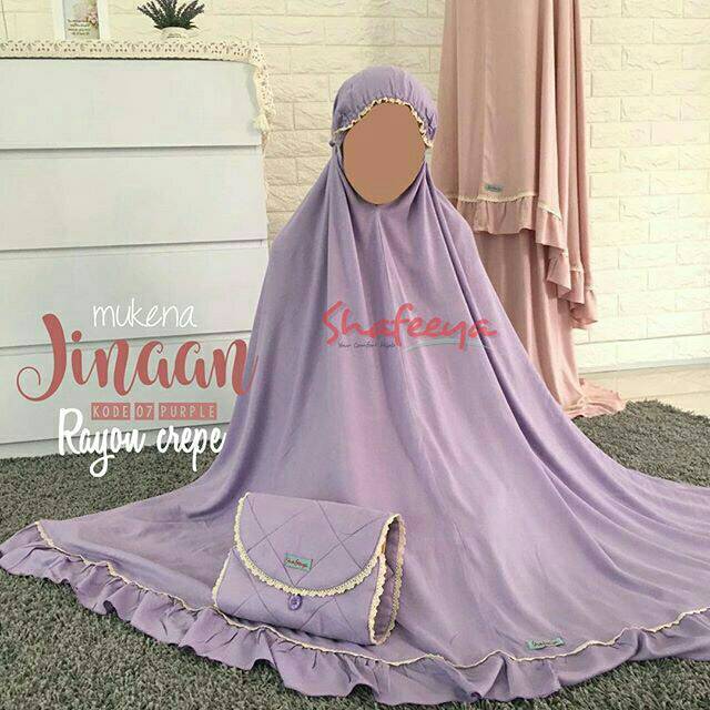 Mukena jinan purple by shafeeya