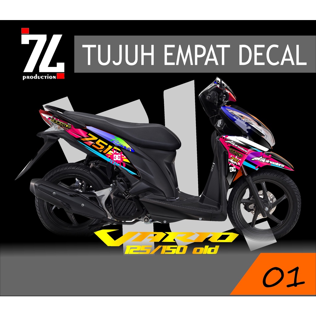 Decal Vario 125-150 Old Variasi Full body Full modif 7401