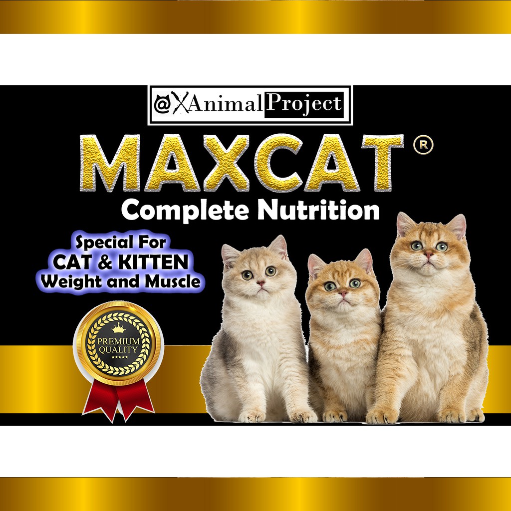 [AB01] MAXCAT MULTIVITAMIN KUCING OBAT KUCING CAT FOOD MAKANAN KUCING PENGGEMUK KUCING