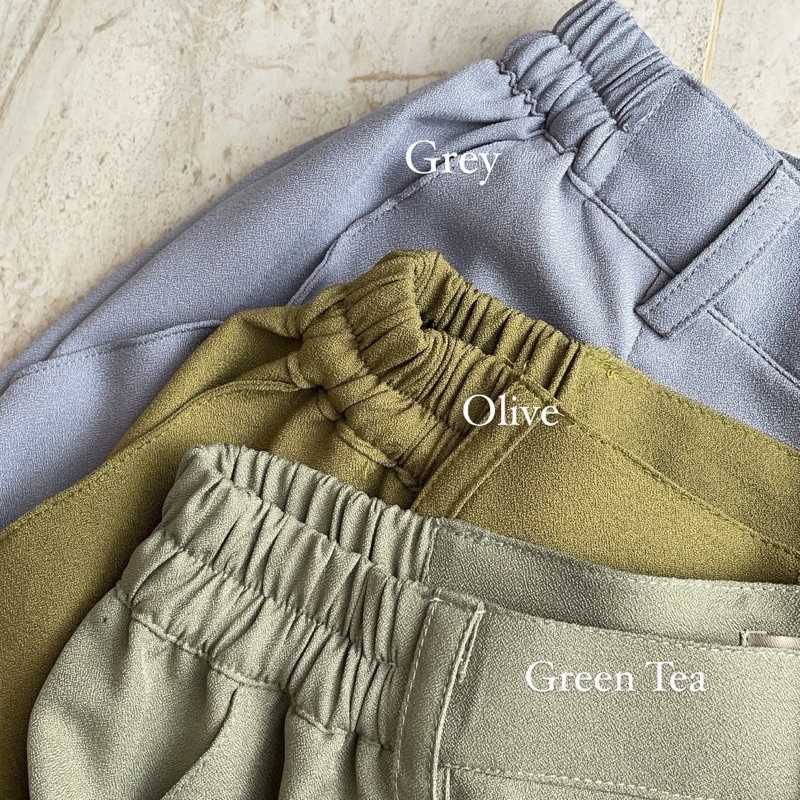 Outerres - CLOVER WIDE PANTS (HIGHWAIST PANTS) | Celana Bahan Highwaist