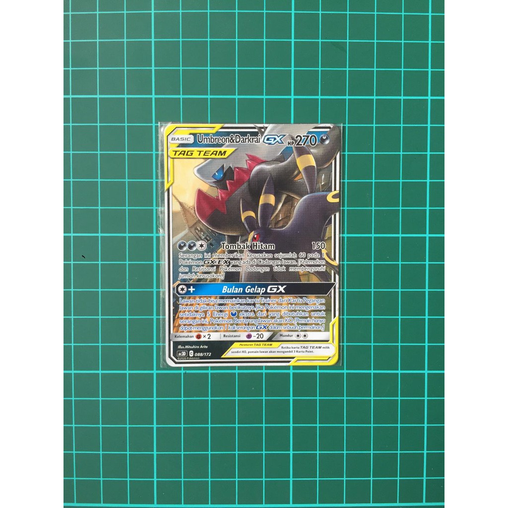 Umbreon & Darkrai GX TD Tagteam Kartu Pokemon TCG Indonesia Tag Team