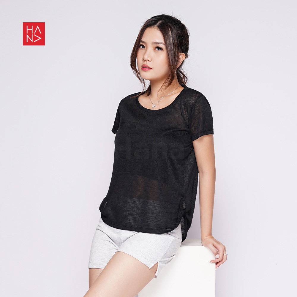 Hana Fashion - Niki T-shirt Wanita / Kaos Wanita Gaya Korea - TS473