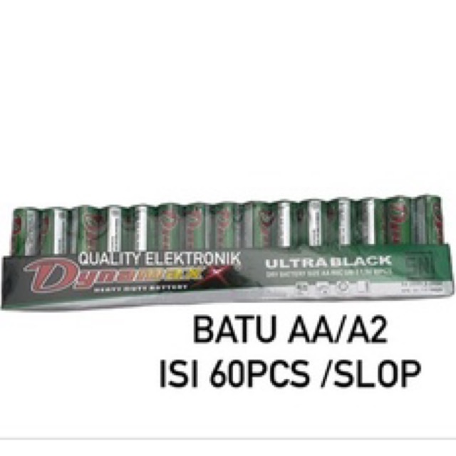 SLOP BATU BATERAI BATTERY AA/A2 AAA/A3 1,5 volt DYNAMAX ISI 60pcs