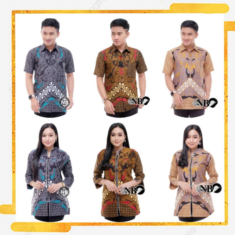 Maura Couple - Sania Ruffle Batik Couple ori Ndoro jowi DNT Garansi Termurah Shopee - Couple Aulia