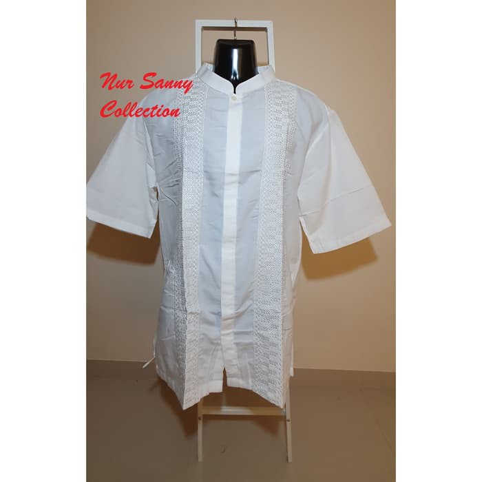 BAJU KOKO AL-LUTHFI JUMBO REG PUTIH MURAH - XXL