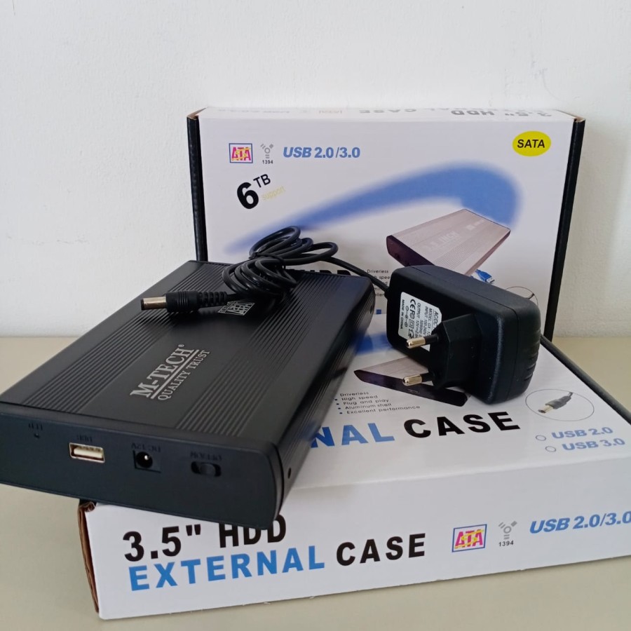 CASE HARDISK EXTERNAL 3,5&quot; PC SATA BARU