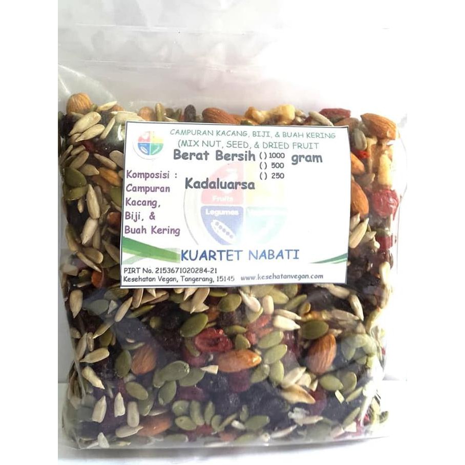 

MURAH PROMO Promo Campuran Kacang, Biji, & Buah Kering / Original Mix Nut 500 Gr