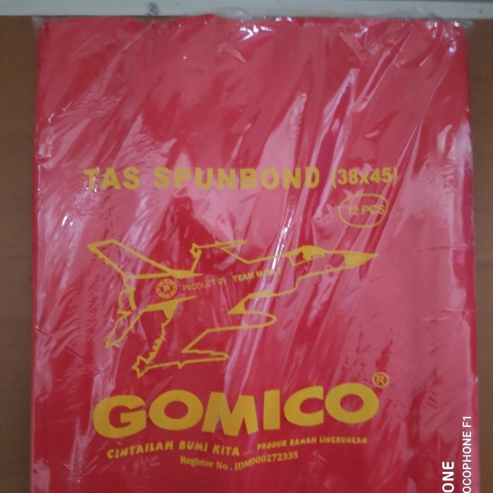 

✨ BISA COD ✨ KANTONG TAS SPUNBOND TALI UK 38x45 (1 PAX = 12 PC)