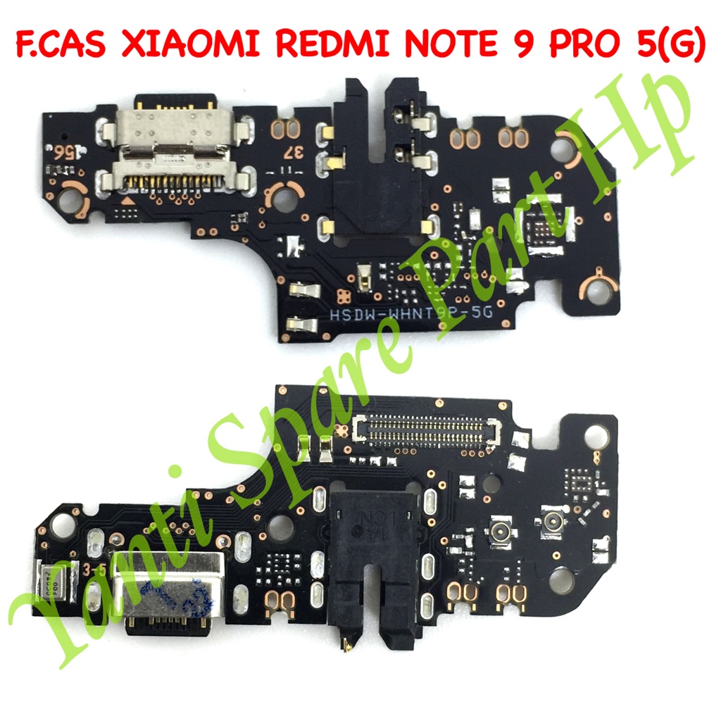 Flexible Connector Charger Xiaomi Redmi Note 9 Pro 5G Original Terlaris New