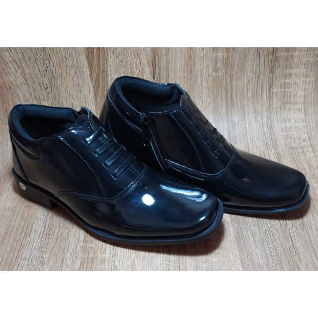 SEPATU PDH PDL POLISI TNI ABRI POLRI SATPAM SECURITY SEPATU KERJA FORMAL DINAS PANTOFEL PANTOPEL