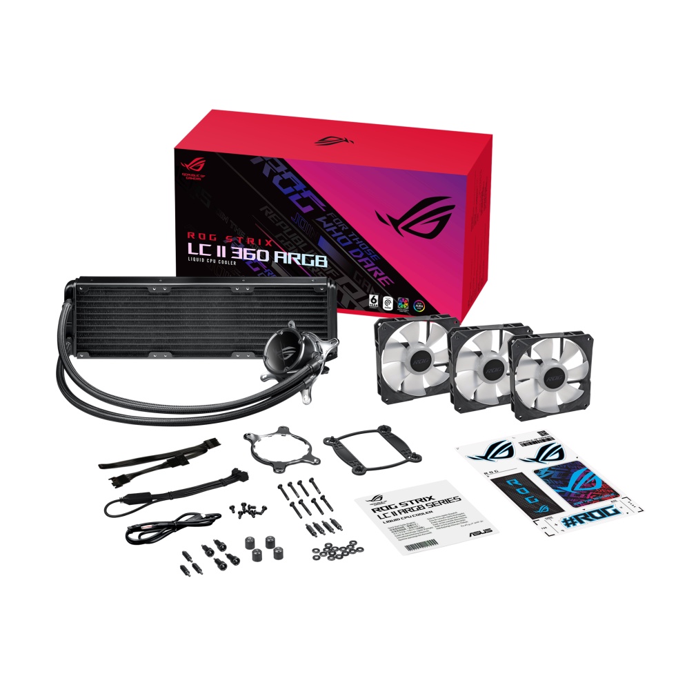 ASUS ROG STRIX LC II 360 ARGB AIO LIQUID COOLER WITH AURA SYNC RGB