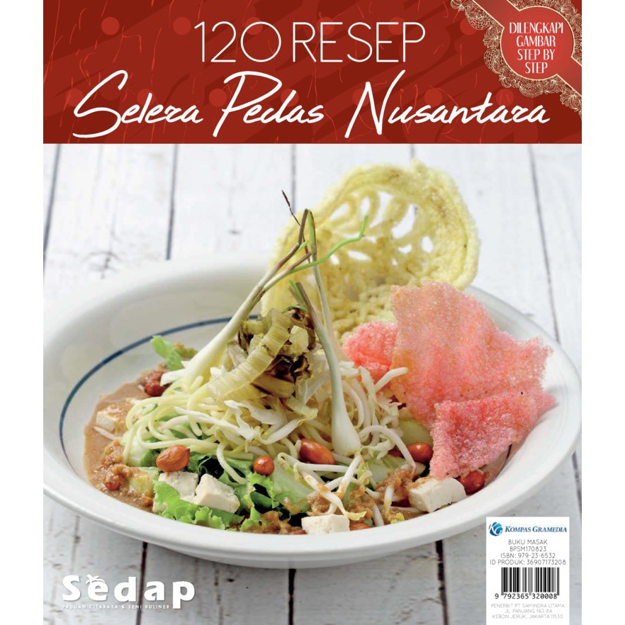 

Buku Seri Sedap : 120 Resep Selera Pedas Nusantara ORIGINAL