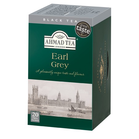 

Ahmad Tea London Earl Grey Selection 20 Bags Teh Celup Bergamot Aroma - tth1772