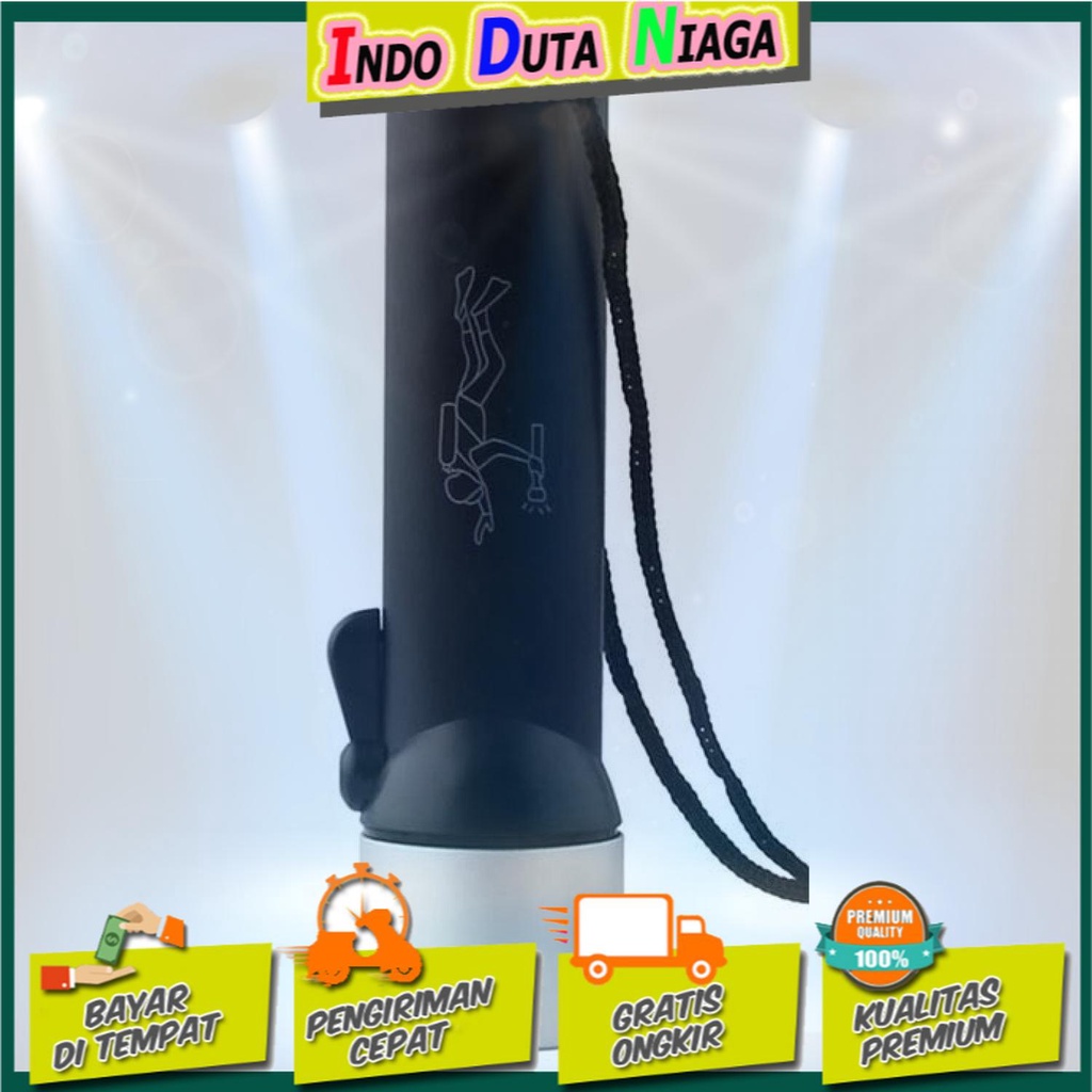 IDN TOOLS - TaffLED Senter Bawah Air Scuba Diving Q5 180 Lumens - WY6018