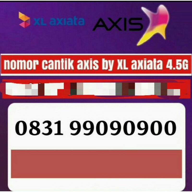No Cantik Kartu Perdana AXIS by XL Axiata - Nomer Super Canti Kartu Axis