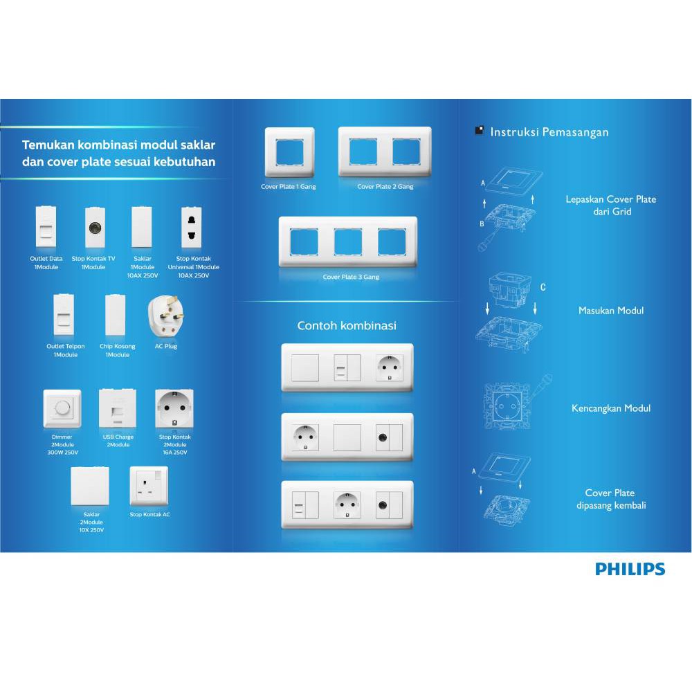 PHILIPS AgileStyle 1 Modular Size Blank - Chip Kosong