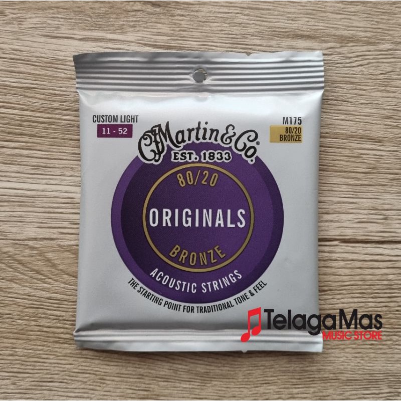 senar gitar akustik martin M175 original