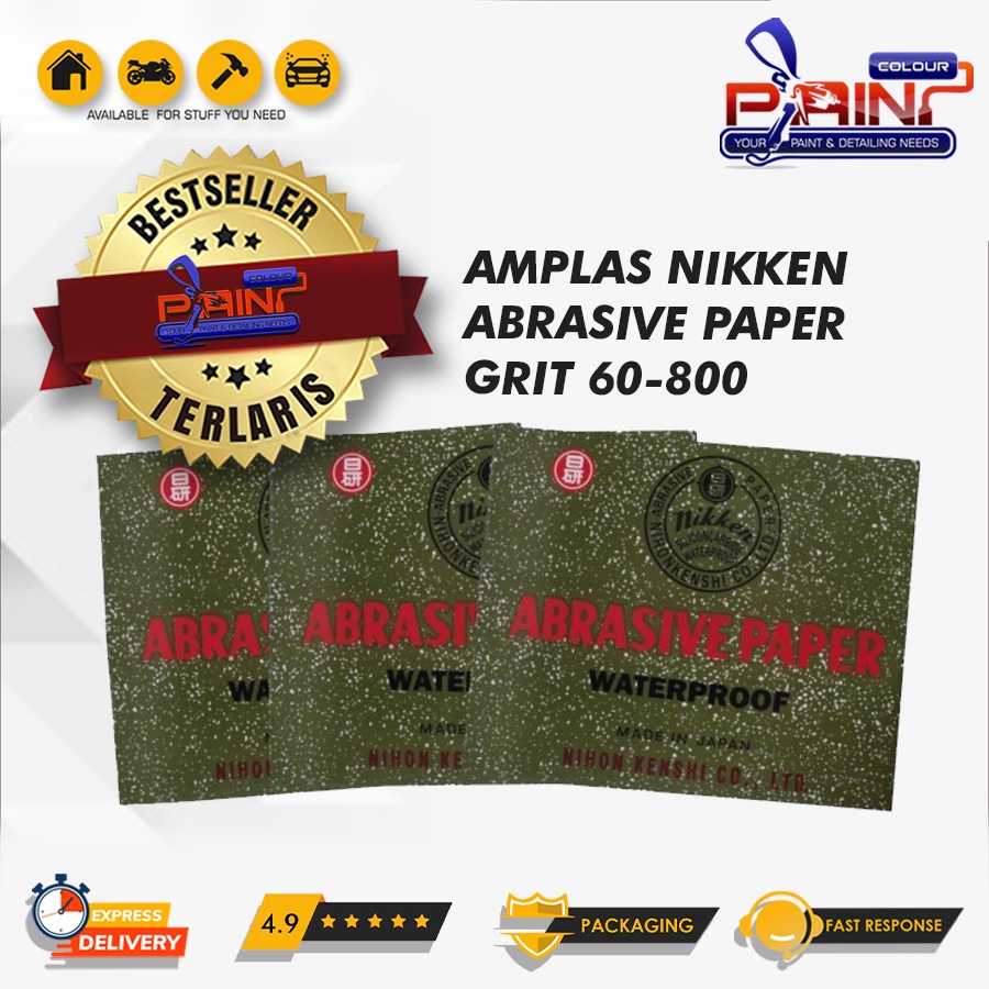 Amplas NIKKEN Grit 60 ,80,120,150,180,220,240,280,320,360,400,600,800