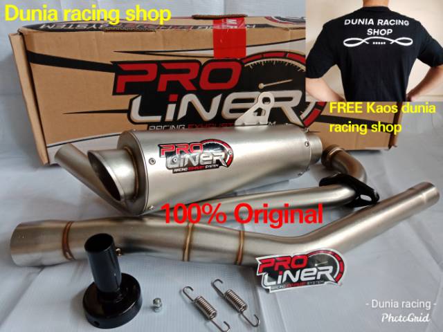 Knalpot Proliner Long CB 150 CBR 150 Tiger Revo Tiger lama TR 1 R Long Titan full system Original