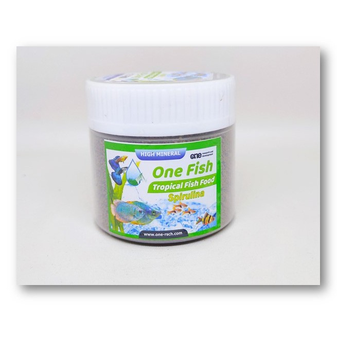 ONE FISH Tropical Spirulina Makanan Pakan Pelet Ikan Cupang Guppy Hias Kecil