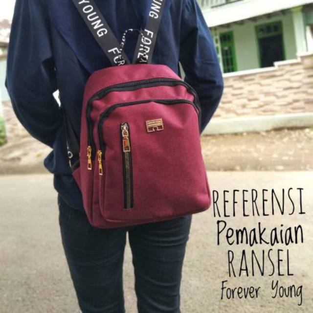 "AMIRFA BAG" RANSEL FOREVER YOUNG