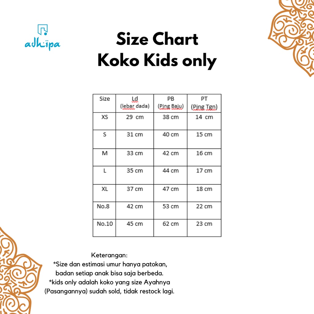 Koko Kemeja pendek Anak (Kids Only) k