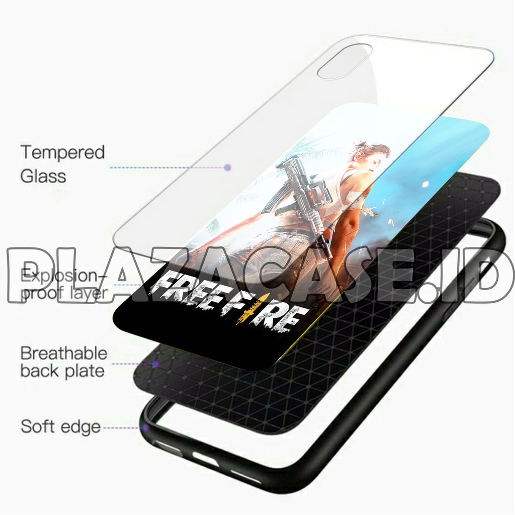 [K27] Soft Case Glass For Oppo/Vivo/Xiaomi/Samsung/Iphone/Realme