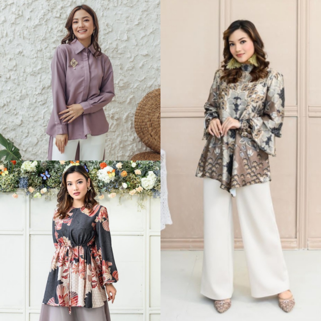 Preloved Nicole Blouse, Claire Blouse, Emily Blouse  by Wearing Klamby ( PLEASE READ CAPTION )