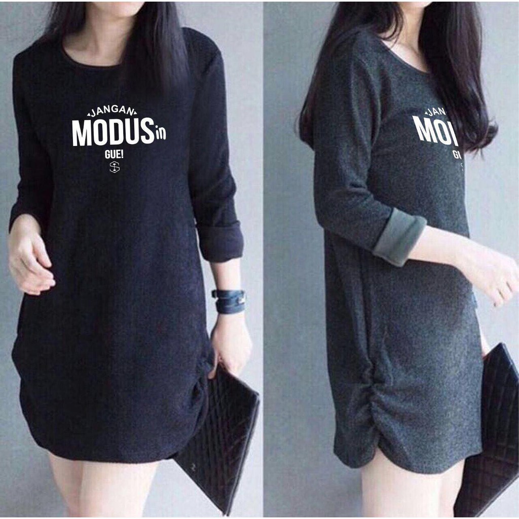 BAJU BLOUSE CEWEK MURAH RB EC DONELA PRINTED JGNMODUSINGUE 2WARNA No.364