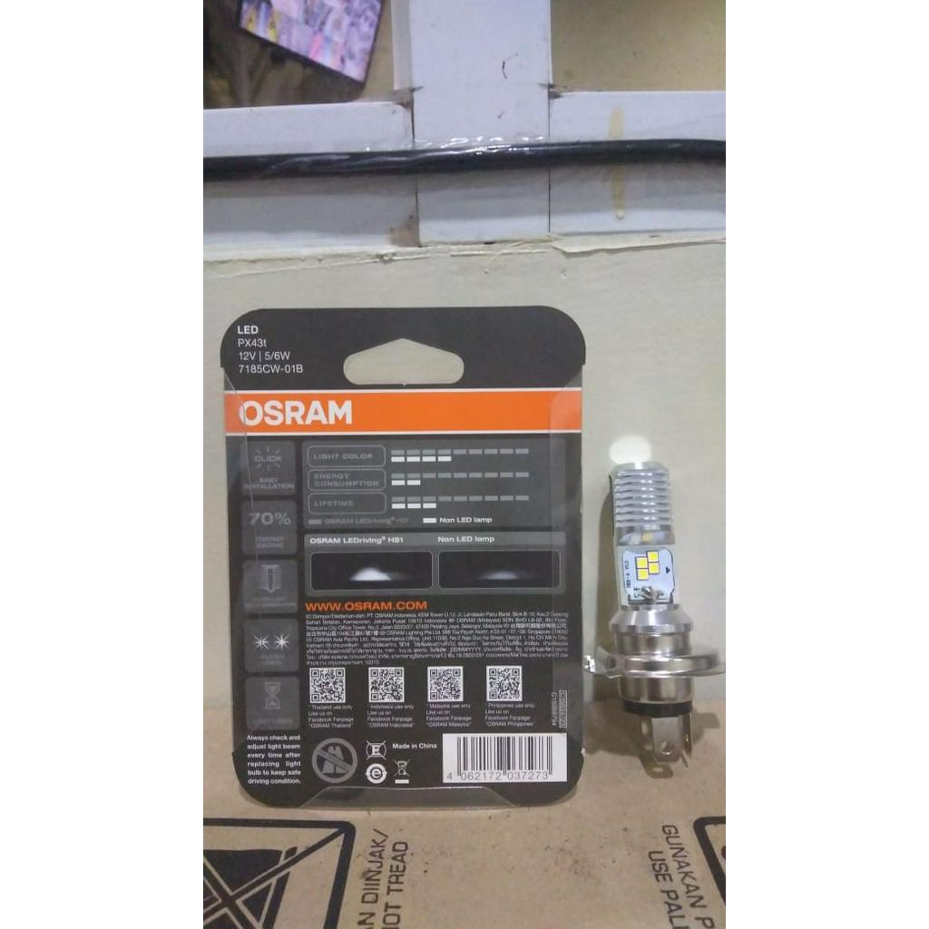 Bohlam, Lampu LED HS1 Vixion / R15 / Byson / Verza / MX King 5/6W Osram (Asli)