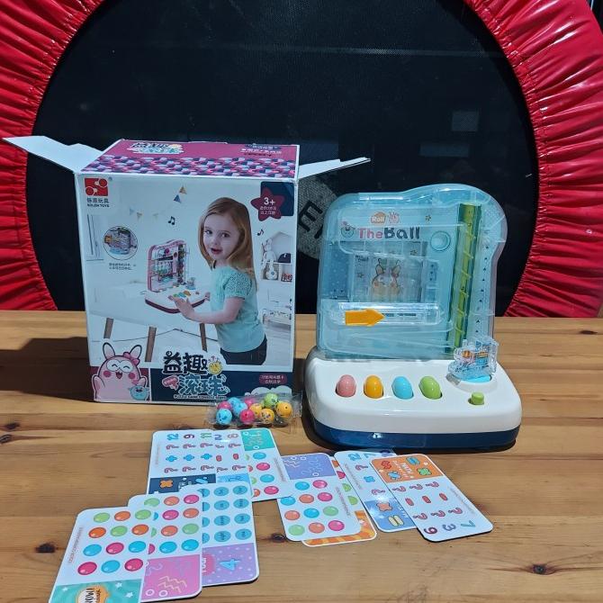 

Mainan anak PROJECTOR PAINTING Learning Meja Menggambar+Musik Pink