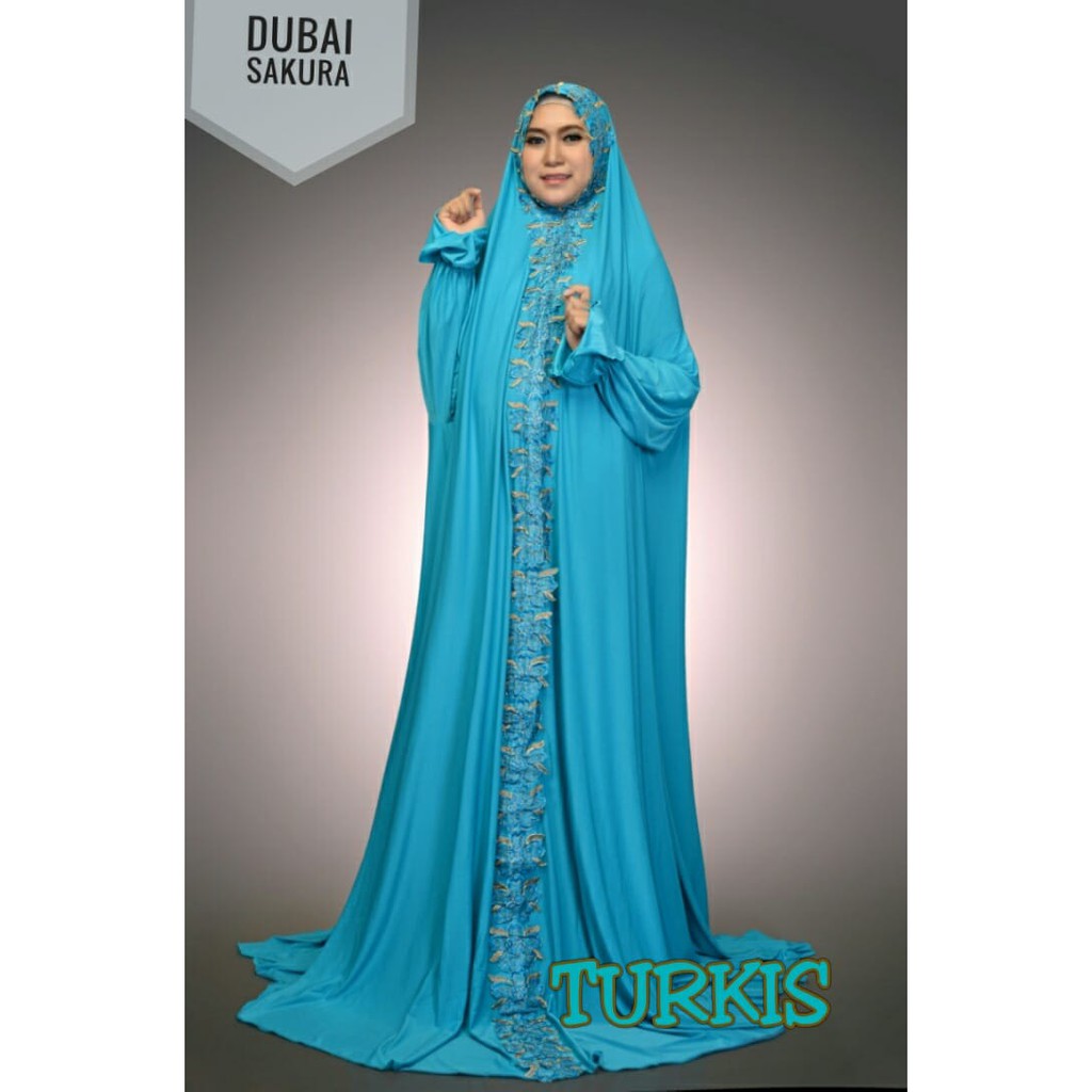 TERBARU MUKENA TERUSAN LANGSUNGAN SUPER JUMBO MUKENAH TERUSAN RENDA TURKIS