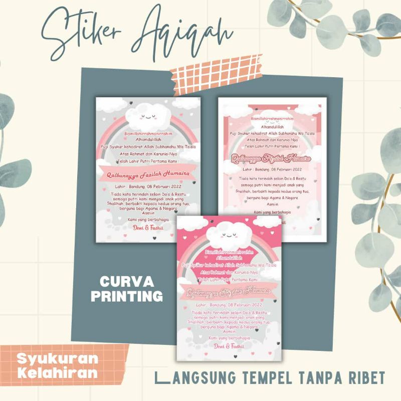 

TERMURAHH!! STICKER SYUKURAN / STICKER HAJATAN PRAKTIS TINGGAL TEMPEL
